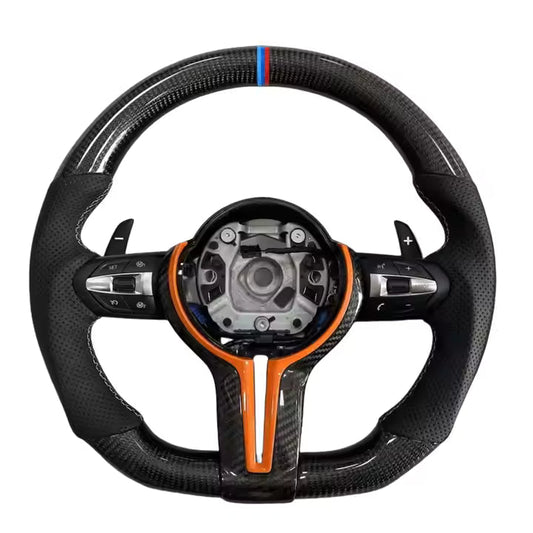 Bmw F series carbon fiber leather steering wheel by FOXY