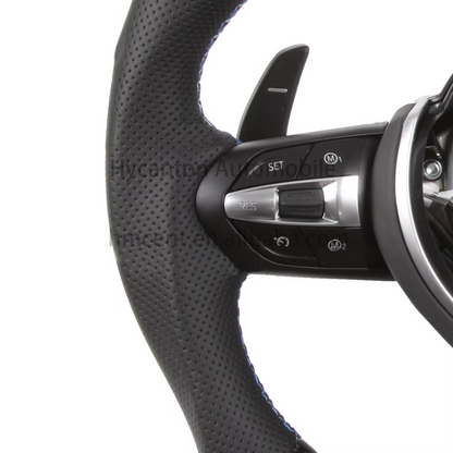 Bmw F series LED carbon fiber leather steering wheel by FOXY.